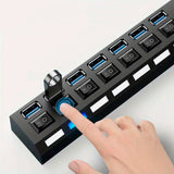 CARGADOR USB 7 PUERTOS  | ENVÍO GRATIS