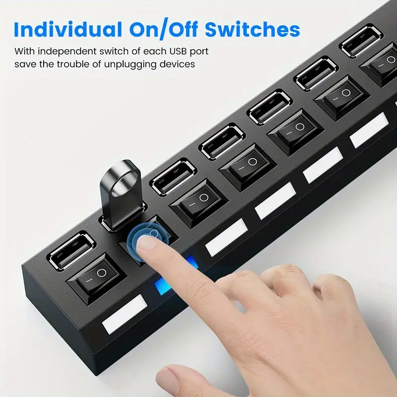 CARGADOR USB 7 PUERTOS  | ENVÍO GRATIS