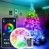 LUCES NAVIDEÑAS LED INTELIGENTES CON CONTROL Y APP | ENVÍO GRATIS