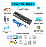 CARGADOR USB 7 PUERTOS  | ENVÍO GRATIS