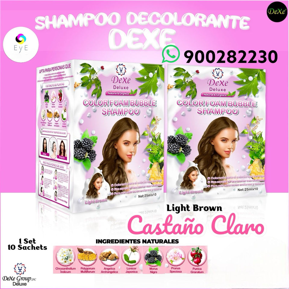 Shampoo DEXE COLORES - CUBRE CANAS | Envío GRATIS