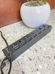CARGADOR USB 7 PUERTOS  | ENVÍO GRATIS