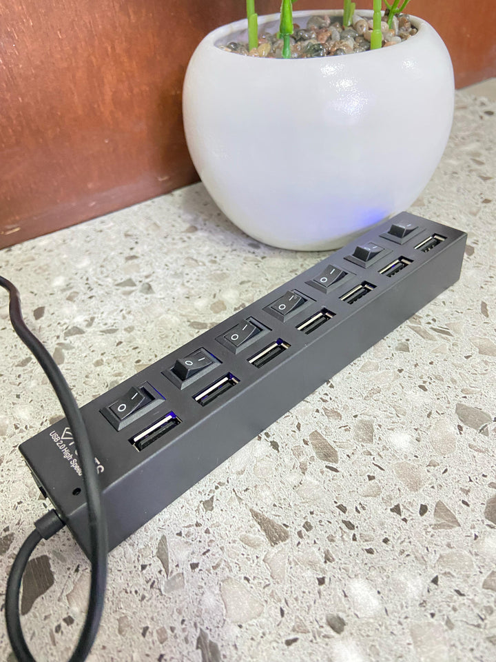 CARGADOR USB 7 PUERTOS  | ENVÍO GRATIS