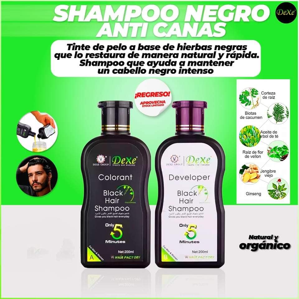 SHAMPOO BOTELLA CUBRECANAS COLOR NEGRO-ENVIO SIN COSTO